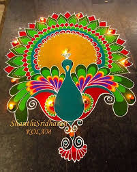 Peacock Rangoli Designs Simple Rangoli Designs Images Free Hand Rangoli Design