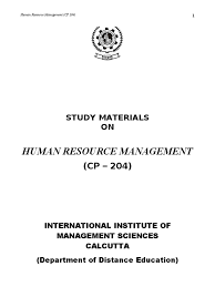 Please include the bottom part of the notice to make sure we correctly credit your account. Human Resource Management Cp 204 Human Resource Management Organization Development