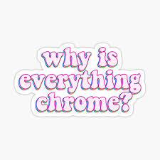 (lyrics) | lean wit it rock wit it: Why Is Everything Chrome Gifts Merchandise Redbubble
