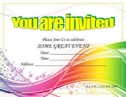 Let the invitation experts help you with all your invitation wording questions: 26 Modeles D Invitation De Fete Gratuits Imprimable Avec Microsoft Word Hloom