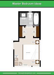 Long And Narrow Master Bedroom Layout With A Seating Area 2 Walk In Closets For Him And For Master Bedroom Plans Basement Master Bedroom Master Bedroom Layout