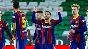 Fcb have won 20 spanish leagues, 3 ucl and 1 fifa club world cup. Lionel Messi And Francisco Trincao Change Barcelona S Fate As Fcb Beat Real Betis 3 2 India News Republic