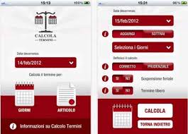 Come Calcolare Termini Processuali Programma Calcolo Scadenza Iphone Smartphone Android