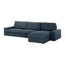 Ikea Kivik Sectional 4 Seat Hillared Dark Blue Kivik Is A Generous Seating Series With A Soft Deep Seat And Comforta Kivik Sofa Ikea Kivik Fabric Sofa