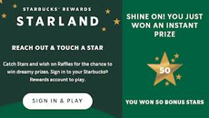 All entrants must be at least 18 years of age or older. Starbucks Stars Instant Win Giveaway Over 2 Million Win Free Bonus Stars For Gold Status Win Free Starbucks For A Year Breakfast For A Year Starbucks Gift Cards And More Daily