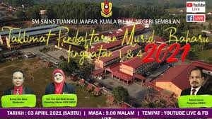 Sm sains tuanku jaafar online booking system. Taklimat Pendaftaran Murid Baharu Tingkatan 1 4 2021 Youtube
