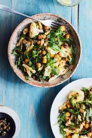 Lemony Pasta With Cauliflower Chickpeas And Arugula Recipe Arugula Recipes Cauliflower Pasta Healthy Diet Recipes