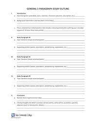 5 Paragraph Essay Outline Google Search Essay Outline Essay Outline Template Informative Essay