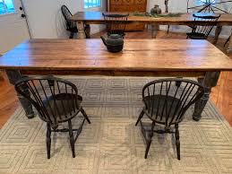 A weathered finish and elegant pedestal base give the table a rustic country vibe. Pennsylvania Farm Table Company Llc Home Facebook