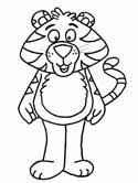 Best photos of tiger outline coloring page print lol doll tiger cat cute coloring pages how to draw cute tiger easy step by step coloring pages for kids Tigers Coloring Pages