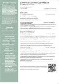 Example of a cv for a student in university. Student And Recent Graduate Cv Cvonline Me