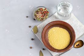 It is also a very good source of selenium. Raw Couscous Groats A Glass Of Clean Hot Water And Dry Vegetables Everything For Cooking Porridge With Vegetables Vegetarian Food Healthy Nutrition Copy Space Stock Photo Picture And Royalty Free Image Image