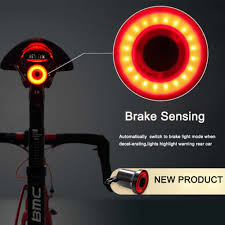 China Xlite100 Usb Rechargeable Waterproof Smart Bike Bicycle Brake Rear Tail Light China Smart Bicycle Light Smart Bike Light