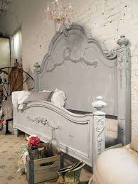 Painted Cottage Shabby Grey King Romance Bed Shabby Chic Room Painted Bedroom Furniture Furniture