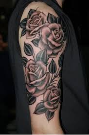 Flower tattoo on forearm black and grey by evgeniy master. Top 25 Simple Yet Beautiful Rose Tattoo Designs Styles At Life
