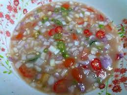 Kalau air asam ni nak dijadikan macam air asam utara tambahlah dengan 1 sudu besar kerisik kemudian gaul rata. Masak Ikan Kembung Rebus Air Asam Tak Cukup Kalau Makan Nasi Sepinggan