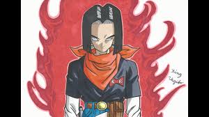 The dragon ball z villain was one of nine characters to accept an invitation to join goku's universe 7 team for the tournament of power in dragon ball super. Drawing Android 17 Dragon Ball Gt Youtube