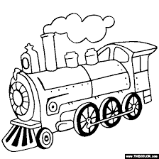 Printable train coloring pages help kids develop many important skills. Steam Locomotive Train Coloring Page Train Coloring Pages Train Drawing Coloring Pages