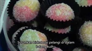 Resepi Raya Biskut Suji Pelangi Youtube