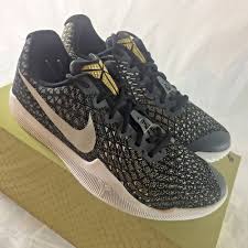 Black And Gold Nike Mens Shoes Nike Kobe Bryant Mamba Instinct Men S Size 8 Basketball Shoes Black Gold New Fashion Clothing Shoes Acce Nike Kobe Bryant Kobe Bryant Kobe Bryant Sneakers