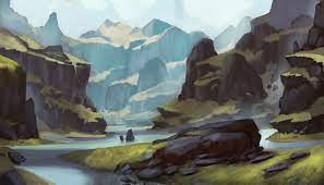 Just the highest quality video content for all figurative artists, from beginners to advanced practitioners. Mountains And Lake Landscape Digital Painting Process Steemkr