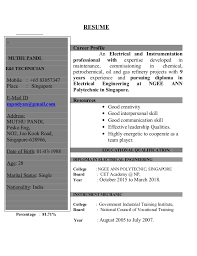 Sample chemical engineer resume will guide in preparing your job winning and optimized resume and get the desired job in the chemical engineer field. Instrumentation And Control Technician Resume Sample May 2021