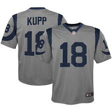 Cooper kupp statistics, career statistics and video highlights may be available on sofascore for some of cooper kupp and los angeles. Youth Nike Cooper Kupp Gray Los Angeles Rams Inverted Game Jersey