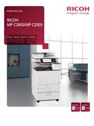 For details about using this function, see p.13 using the printer function. Ricoh Mp C2003 Mp C2503 Copier Catalog Ricoh Mp C2003 Mp C2503 Copier Catalog Pdf Pdf4pro