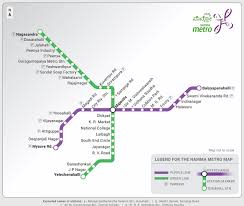 Namma Metro Route Map Bangalore Metro Route Map Green Line