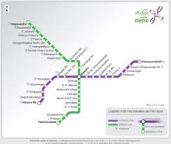 namma metro route map bangalore metro route map green line