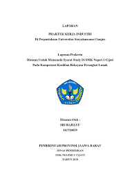 Paragraf pertama biasanya berisi ucapan rasa puji syukue kepada allah swt. Laporan Prakerin Rpl