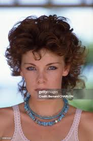 Portrait de l'actrice Catherine Rivet, le 17 octobre 1982. News Photo