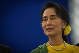Ousted Myanmar leader Suu Kyi appears in public for first time since  military coup