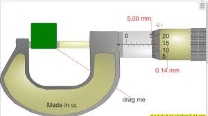 Micrometer App Version Full Screen Javascript Html5 Applet Simulation Model Open Educational Resources Open Source Physics Singapore
