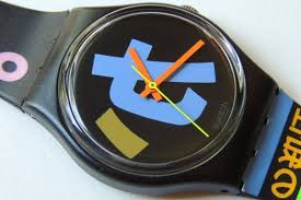 Reserved Extremely Rare 80 S Swatch Watch Etsy Swatch Watch Swatch Japanese Characters