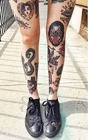 Tattoo Old School Historia 15 Fotos Inspiradoras Tattoo Finder Girl Leg Tattoos Tattoos Leg Tattoos