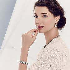 CHLOE ISABEL RETRO GLAM SQUARE-CUT CRYSTAL BRACELET