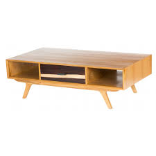 Modern oval white swivel coffee table: Libra Two Tone Retro Coffee Table By Fusion Living Wooden Table