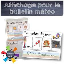 Supports Pour La Meteo Meteo Maternelle Meteo Amenagement De Garderie