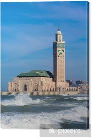 Moschee 11.jpg 2,656 × 3,984; Leinwandbild Die Hassan Ii Moschee In Casablanca Marokko Pixers Wir Leben Um Zu Verandern