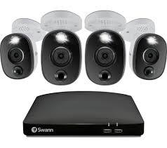 Buy Swann Swdvk 856804wl Eu 8 Channel 4k Ultra Hd Dvr Security System 1 Tb 4 Cameras Free Delivery Currys