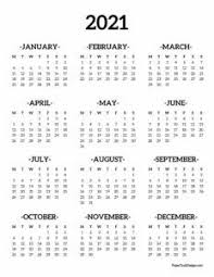 2021 One Page Calendar Monday Start Paper Trail Design In 2020 School Calendar Printables Monthly Calendar Printable School Calendar
