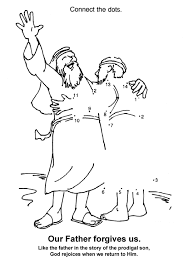 Click the prodigal son coloring pages to view printable version or color it online (compatible with ipad and android tablets). Prodigal Son Dot To Dot Coloring Page Prodigal Son Sunday School Kids Bible For Kids