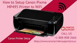 Some access points (often called routers or hubs) feature an when the printer has successfully made a connection to your wireless network, the blue lamp will. How To Setup Canon Pixma Mp495 Printer To Wifi