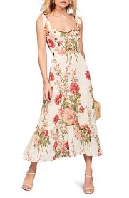 Reformation Nikita Midi Dress Nordstrom Nice Dresses Calf Length Dress Nordstrom Dresses