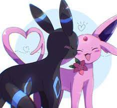 Image Noctali Et Mentali De Tiffany Du Tableau Pokemon En 2020 Dessin Pokemon Pokemon Evoli