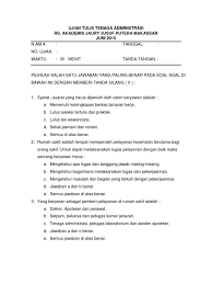 Berikut ini mimin bagikan contoh soalnya buat sobat pembaca. Soal Tes Masuk Kerja Bagian Administrasi Cara Golden