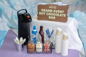 Prepare Easy Refreshments Like This Diy Hot Chocolate Bar For Shoppers To Enjoy Toolkit Keyword Hot Ch Scholastic Book Fair Book Fair Book Fair Ideas Display