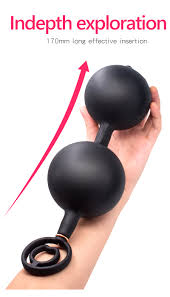 Double Dual Kegel Balls & String - 2 oz Weight Exerciser Adult Toy