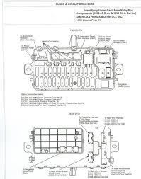 1989 honda accord 4dr sedan wiring information. 92 Honda Civic Fuse Box Under Hood Wiring Idea Schematic Direction